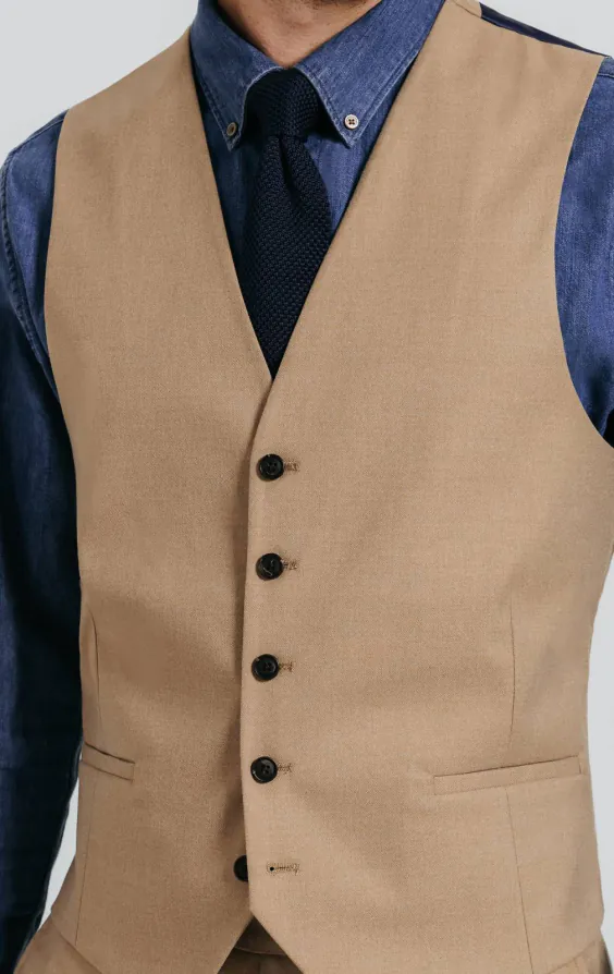 Camelbrun twill väst - photo 1