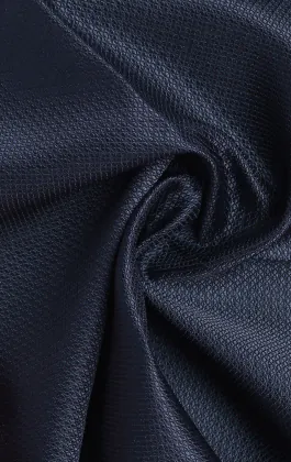 Marinblå texturerad bröstnäsduk