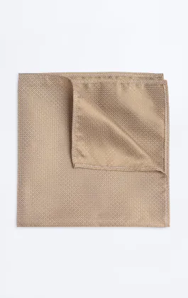 Taupe texturerad bröstnäsduk
