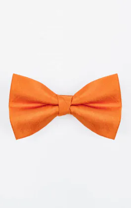 Bärnstensfärgad fluga i polyester dupion