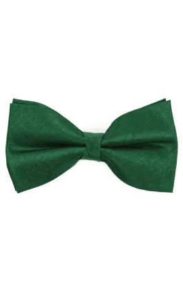 Mörkgrön fluga i polyester dupion