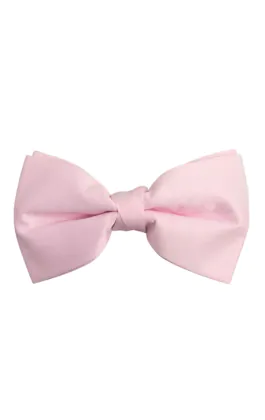 Rosa fluga i polyester (knuten och oknuten)