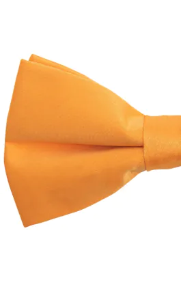 Orange fluga i polyester (knuten och oknuten)