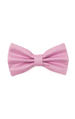 Rosa fluga i polyester dupion