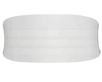 Vitt kummerband i polyester