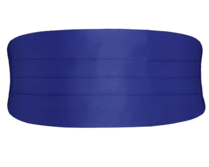 Kungsblått kummerband i polyester