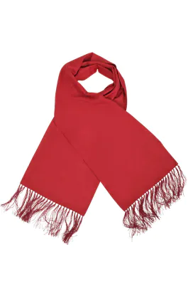 Röd scarf