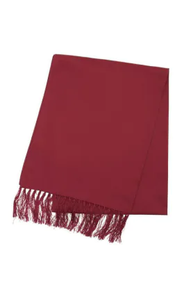 Vinröd scarf