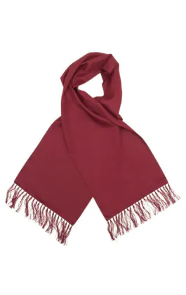 Vinröd scarf