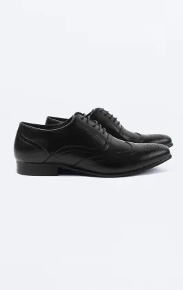 Svarta Oxford brogue skor
