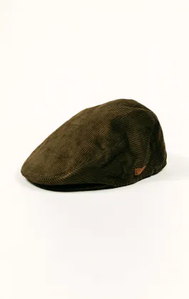 Olivgrön klassisk machester Flat cap