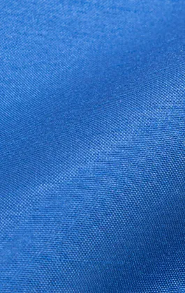 Azurblå bröstnäsduk i polyester dupion