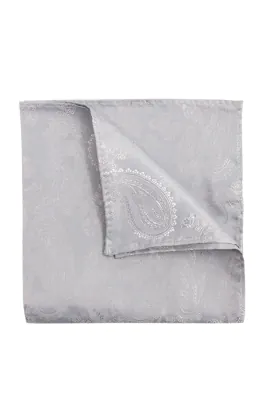 Silver paisley näsduk