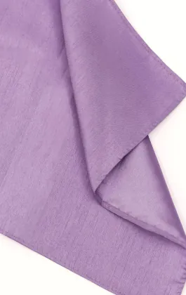 Lavendel bröstnäsduk i polyester dupion