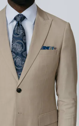 Stone sharkskin slim fit kostymkavaj