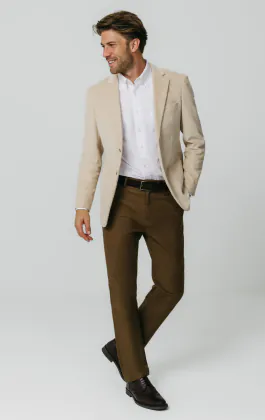 Beige manchester kavaj