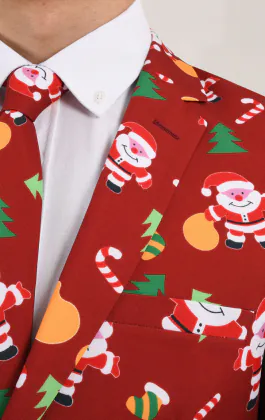 'Happy Santa' Festlig Julkavaj