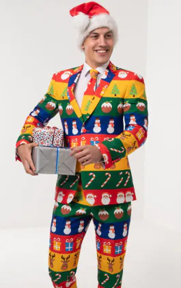 Jul 'omslagspapper' kostym