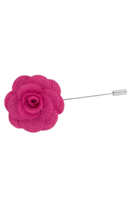 Rosa brosch för kavajslag