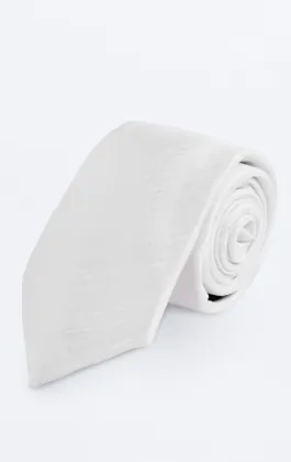 Vit slips i polyester dupion