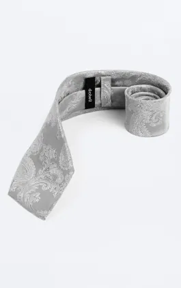 Silver paisley slips