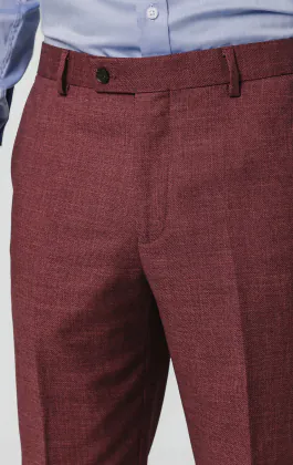 Mullbär texturerad kostymbyxor