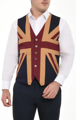 Vintage Union Jack väst