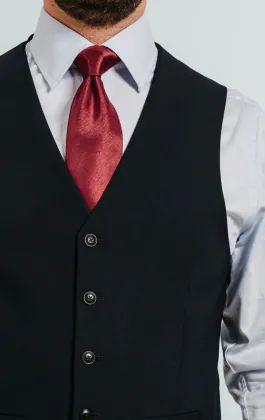Marinblå väst