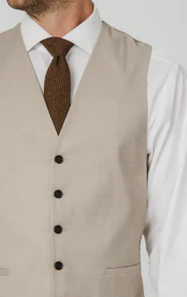 Stone sharkskin väst