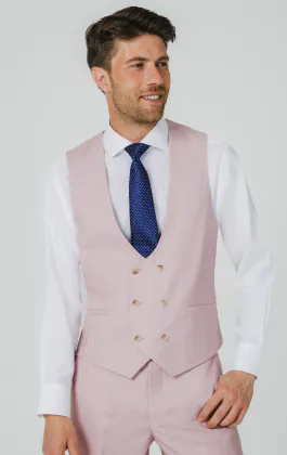 Rosa sharkskin väst