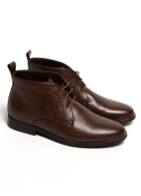 Mörkbruna Snörade Chukka Boots