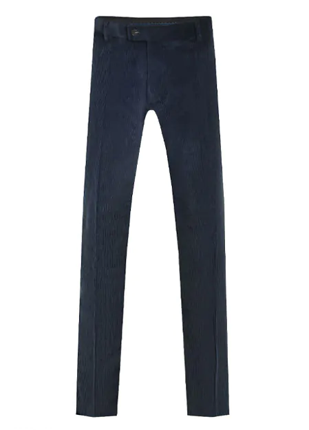 Navy Manchester Byxor